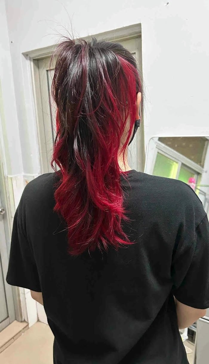 anh Nhuộm đuôi tóc