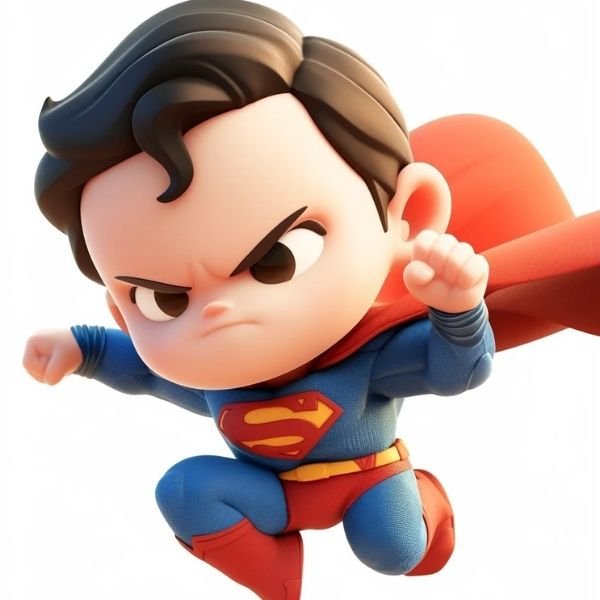 ảnh Superman chibi cực đẹp