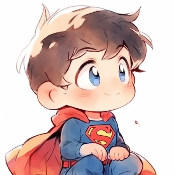 ảnh Superman chibi dễ thương