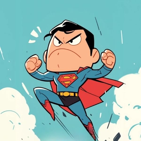 ảnh Superman chibi full hd