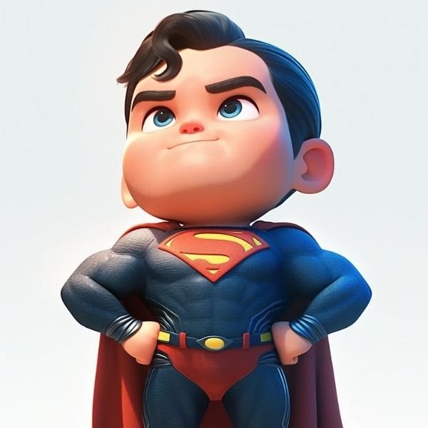 ảnh Superman chibi siêu đẹp