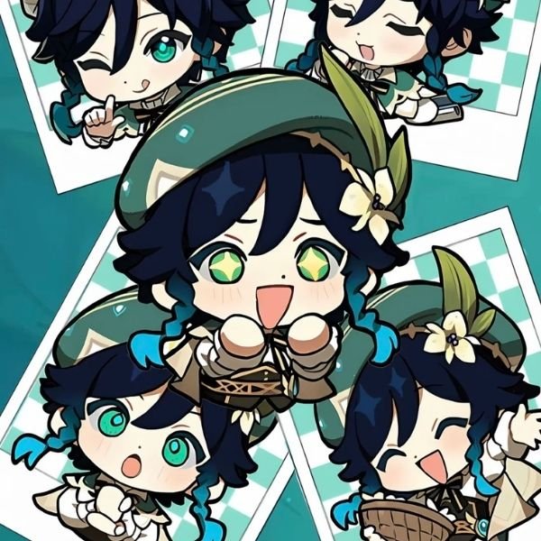 ảnh Venti chibi 3d