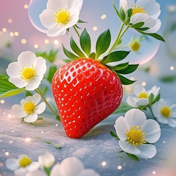 ảnh avatar quả dâu 3d