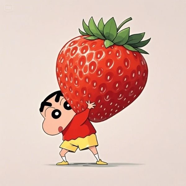 ảnh avatar quả dâu siêu đẹp