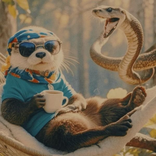 ảnh avatar rái cá chất