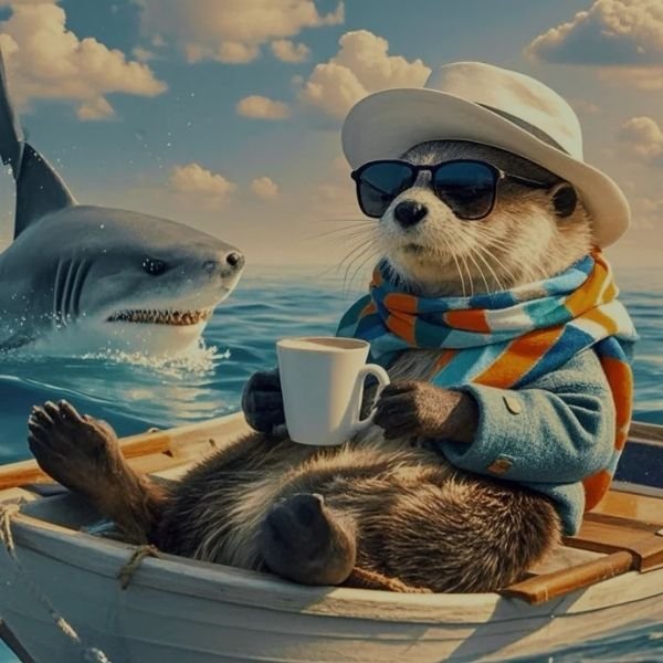 ảnh avatar rái cá cực chất