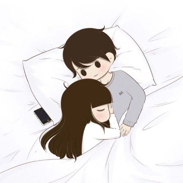 ảnh cặp đôi chibi chất