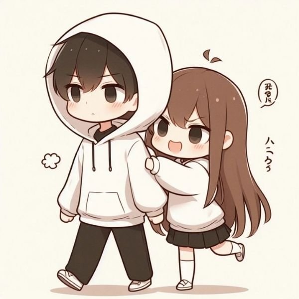 ảnh cặp đôi chibi full hd