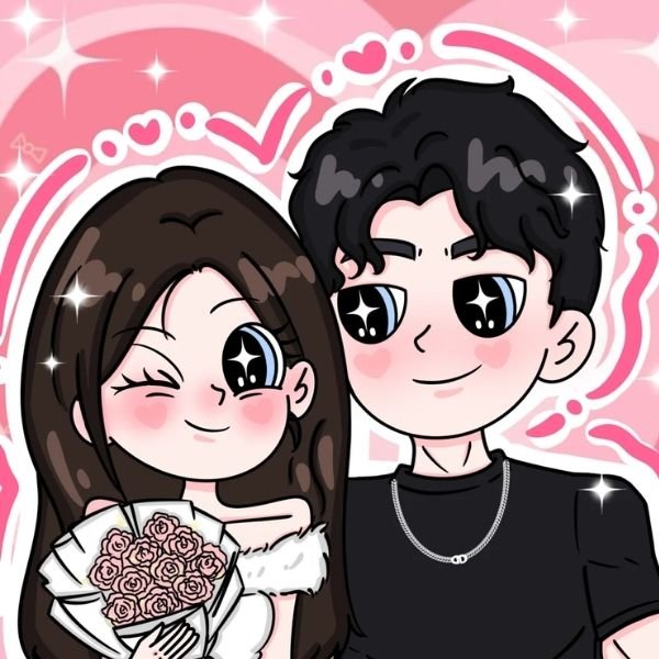 ảnh cặp đôi chibi siêu đẹp