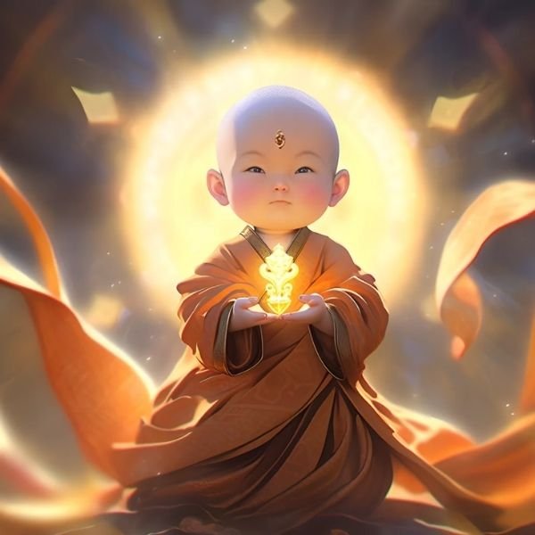 ảnh chú tiểu chibi chất