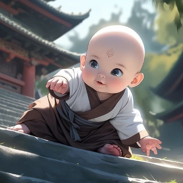 ảnh chú tiểu chibi cực chất