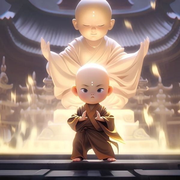 ảnh chú tiểu chibi cực ngầu