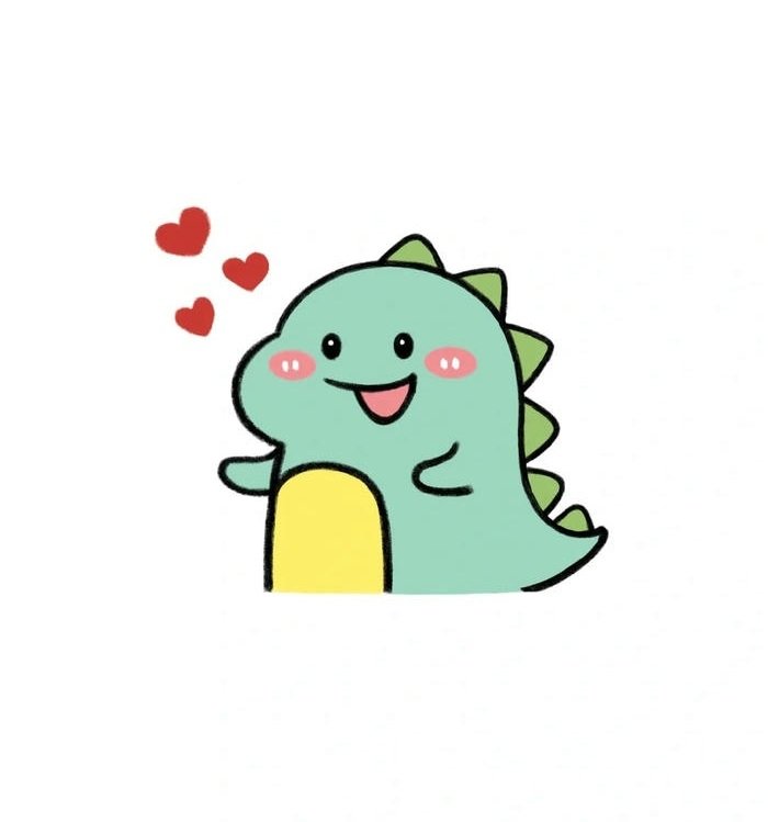 ảnh khủng long dễ thương