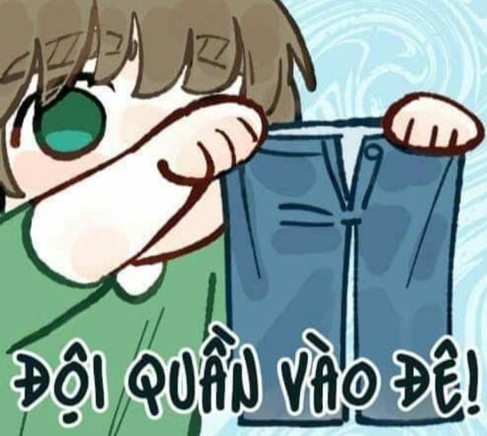 ảnh meme đội quần hoạt hình