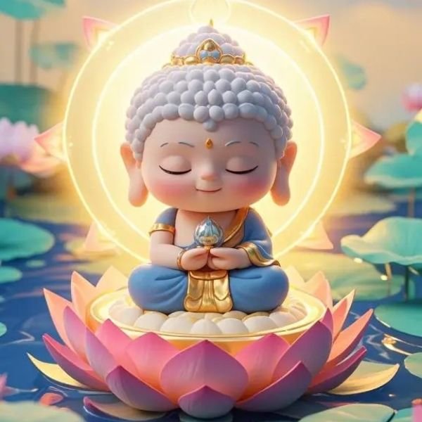 ảnh nền phật chibi đẹp nhất