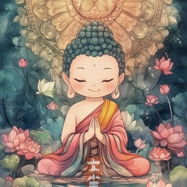ảnh phật chibi đẹp