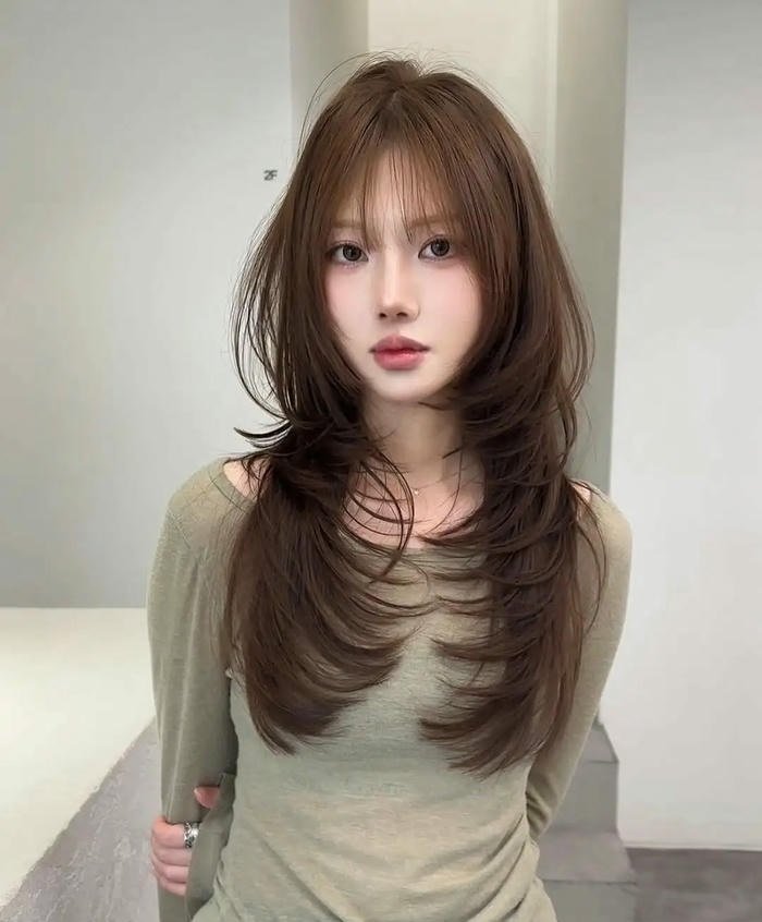 ảnh tóc layer nữ