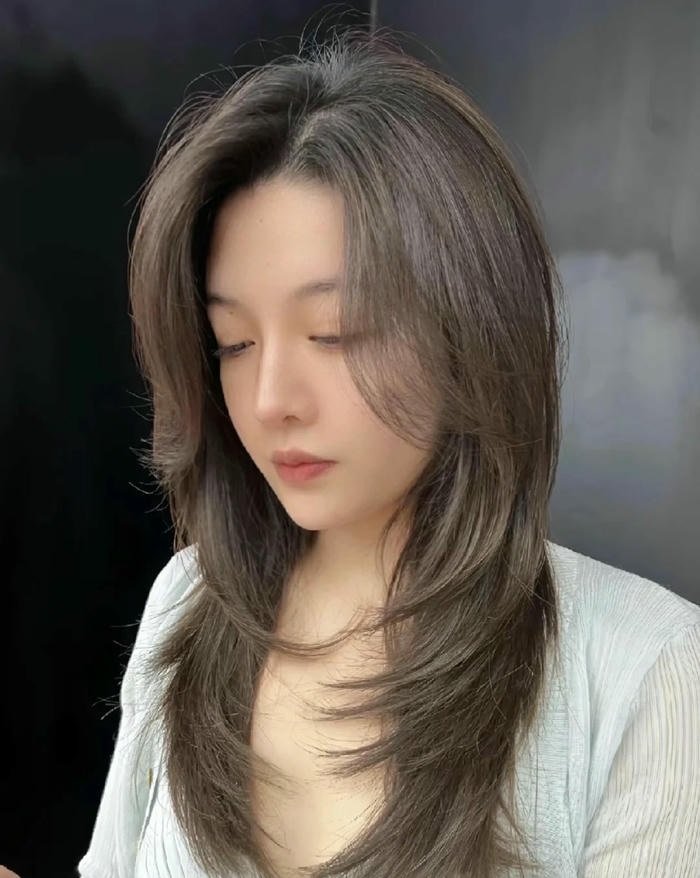 ảnh tóc layer nữ đẹp