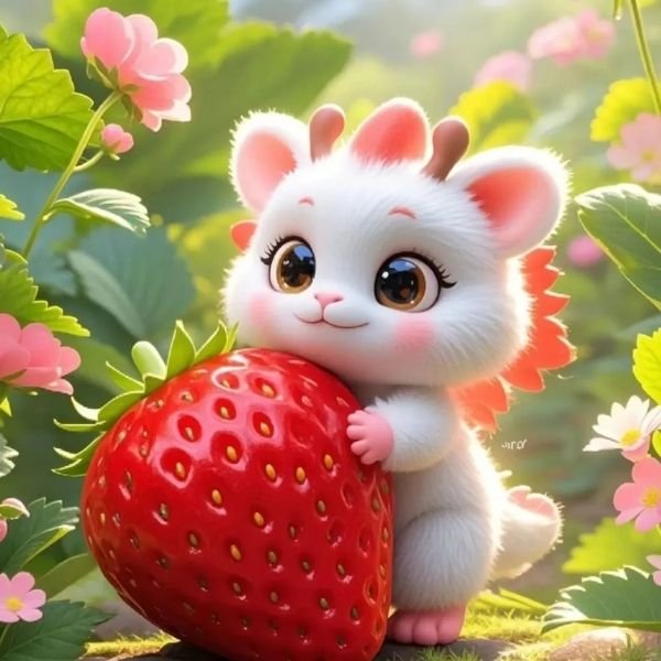 avatar quả dâu đẹp