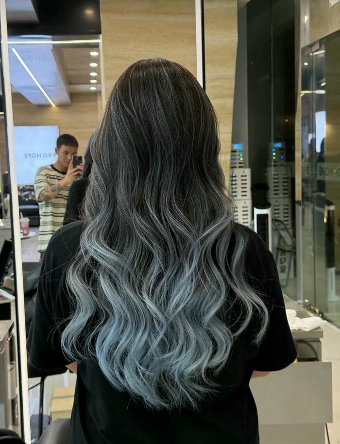 balayage tóc dài
