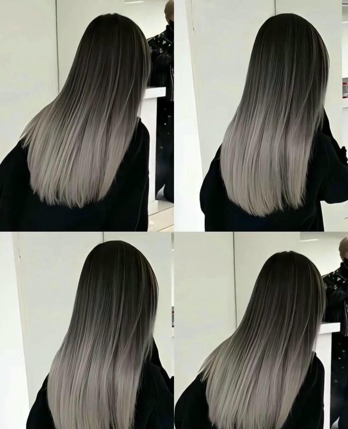 balayage xám khói