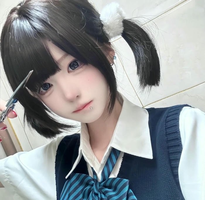 cắt tóc mái ngố