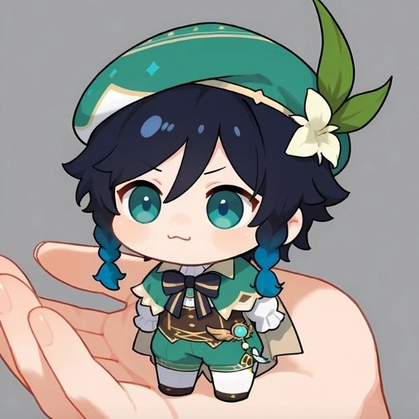 hình Venti chibi 3d