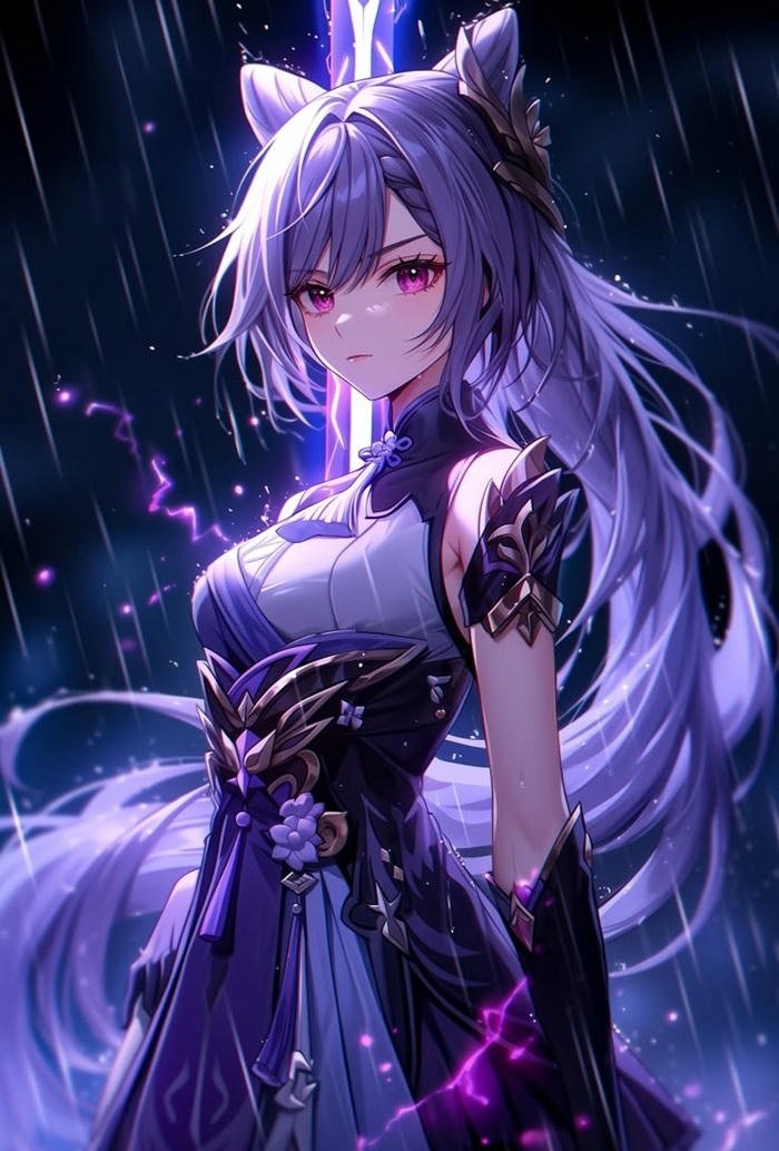 hình ảnh Keqing cực đẹp