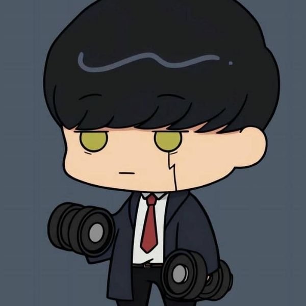 hình ảnh Mashle chibi cực ngầu