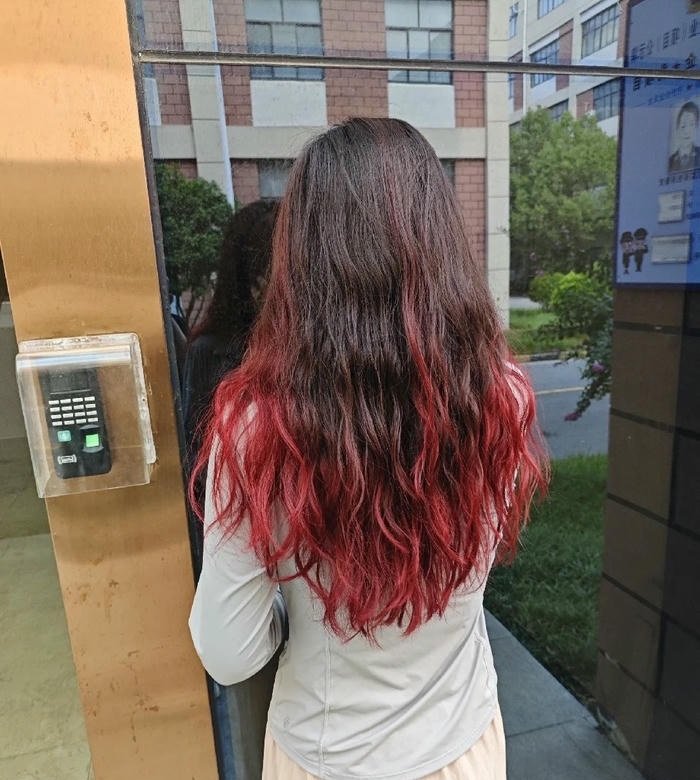 hình ảnh Nhuộm đuôi tóc