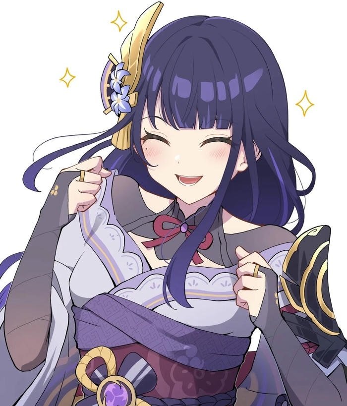 hình ảnh Raiden Shogun cười