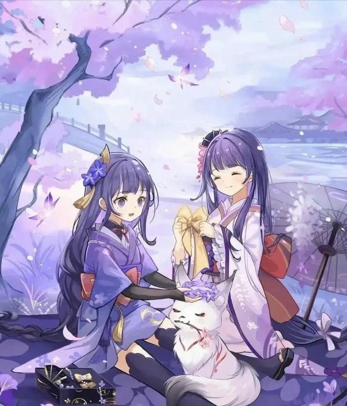 hình ảnh Raiden Shogun đáng yêu cực