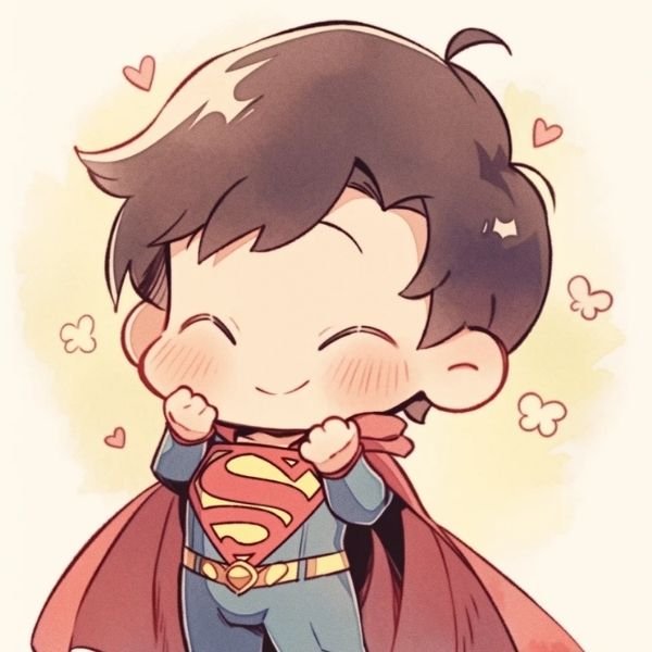 hình ảnh Superman chibi dễ thương