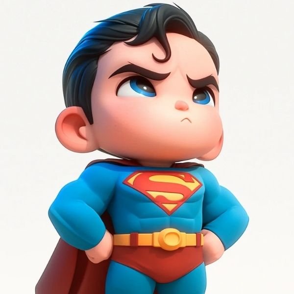 hình ảnh Superman chibi đẹp