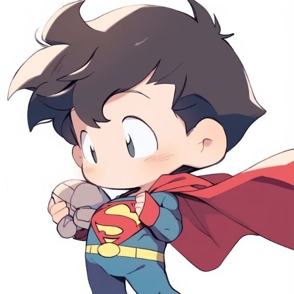 hình ảnh Superman chibi hd