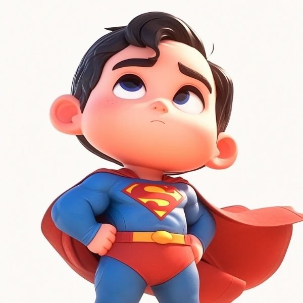 hình ảnh Superman chibi siêu đẹp
