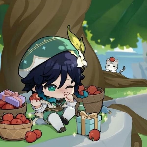 hình ảnh Venti chibi siêu đẹp