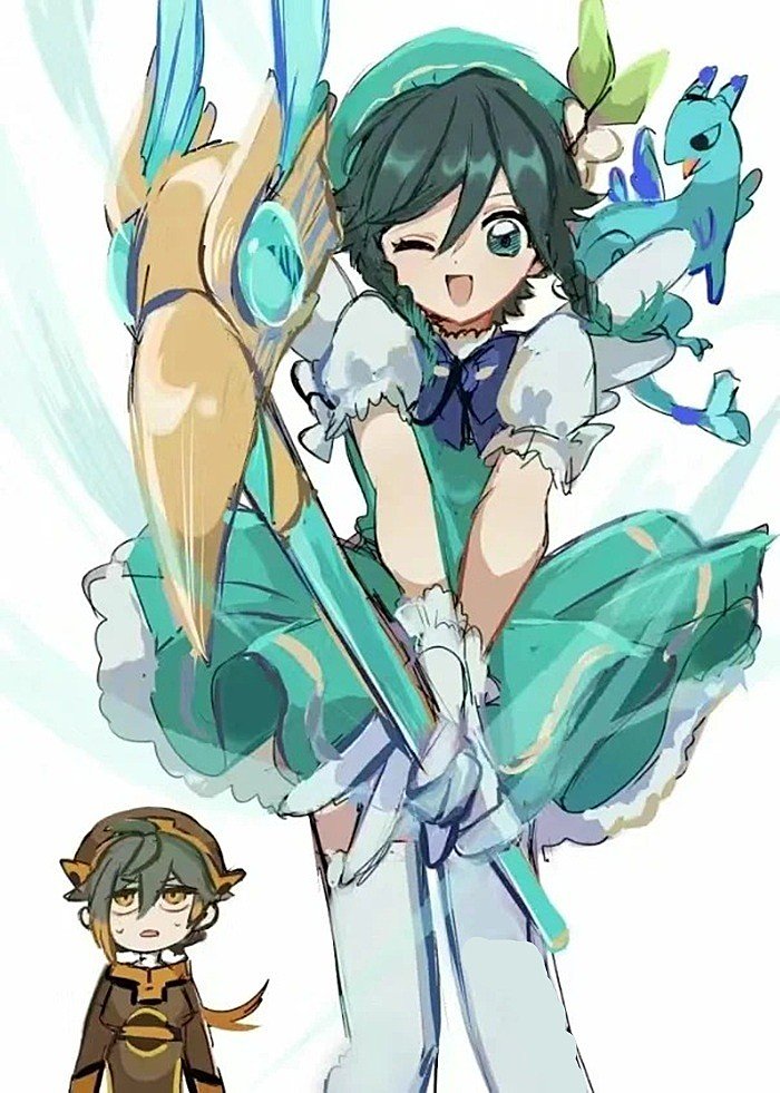 hình ảnh Venti đáng yêu