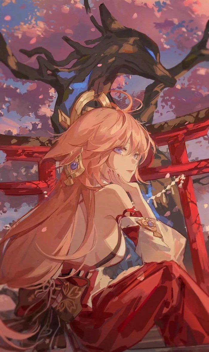 hình ảnh Yae Miko siêu đẹp