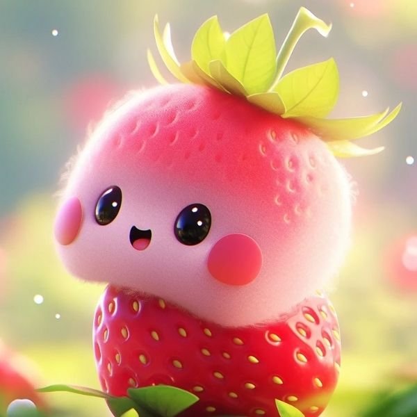 hình ảnh avatar quả dâu siêu đẹp