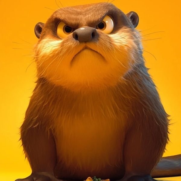 hình ảnh avatar rái cá 3d