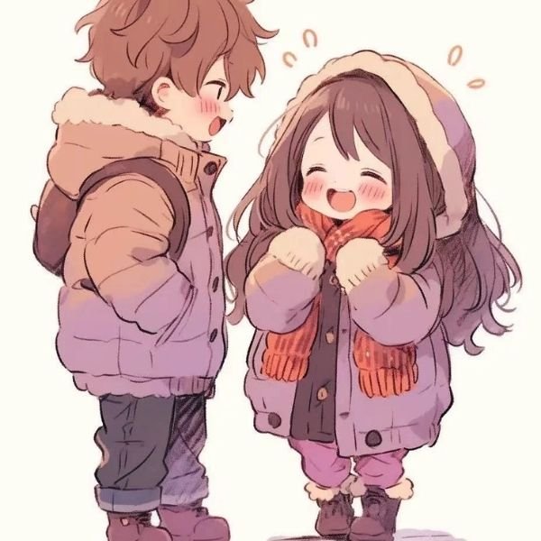 hình ảnh cặp đôi chibi cực đẹp