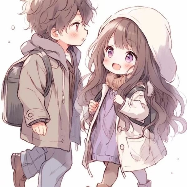 hình ảnh cặp đôi chibi đẹp nhất