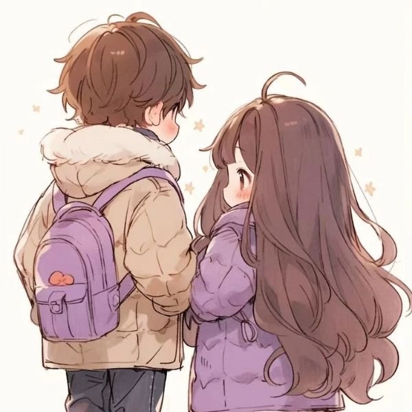 hình ảnh cặp đôi chibi hd