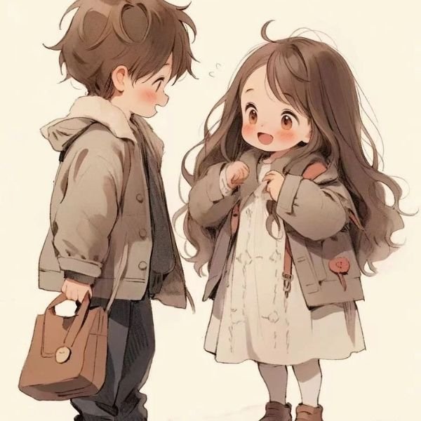 hình ảnh cặp đôi chibi siêu đẹp