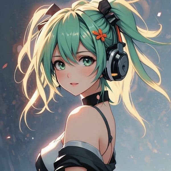 hình ảnh chibi Miku ngầu