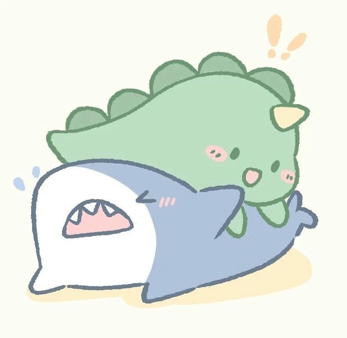 hình ảnh chibi khủng long đáng yêu