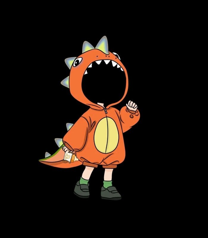 hình ảnh chibi khủng long đẹp cực