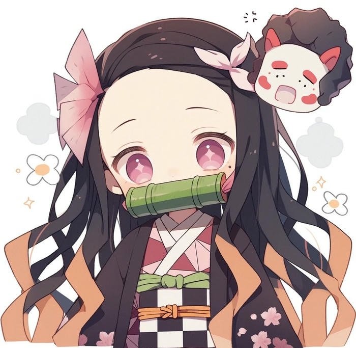 hình ảnh chibi nezuko đáng yêu