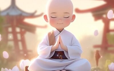 hình ảnh chú tiểu chibi 4k